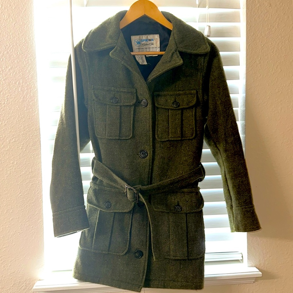 Green Spiewak Golden Fleece Pea Coat